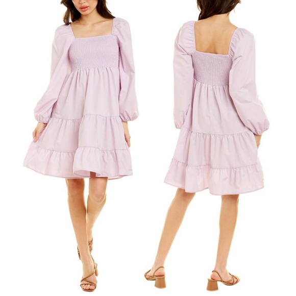 70/21 Dresses & Skirts - 70/21 Tiered Smocked Lavender Women's Dress